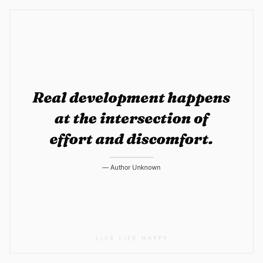 Real development happens at the intersection of effo... — Author Unknown
