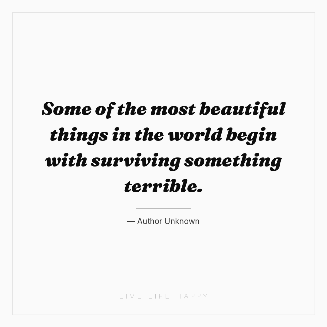 Some of the most beautiful things in the world begin... — Author Unknown