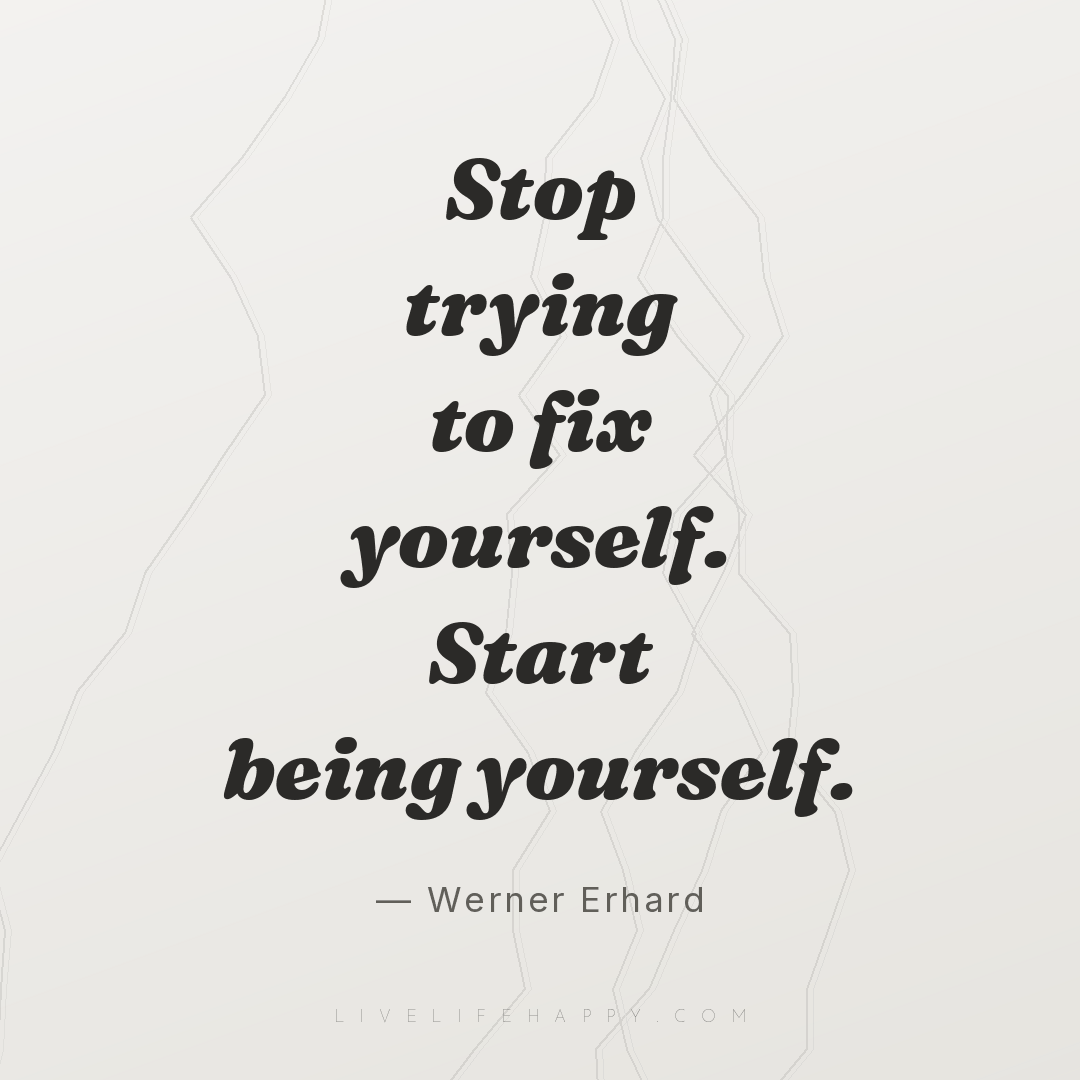 Fix Myself First Werner Erhard: