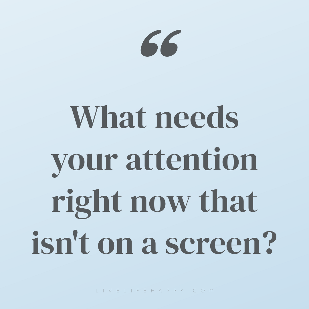 What needs your attention right now that isn't on a ... — Author Unknown