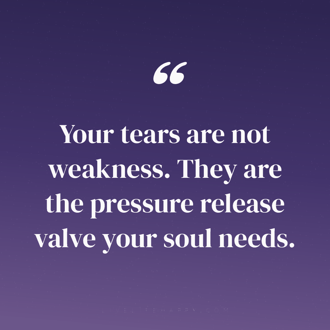 Your tears are not weakness. They are the pressure r... — Author Unknown